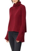 Women's Habitual Adalyn Oversize Bell Sleeve Cashmere Sweater - Red
