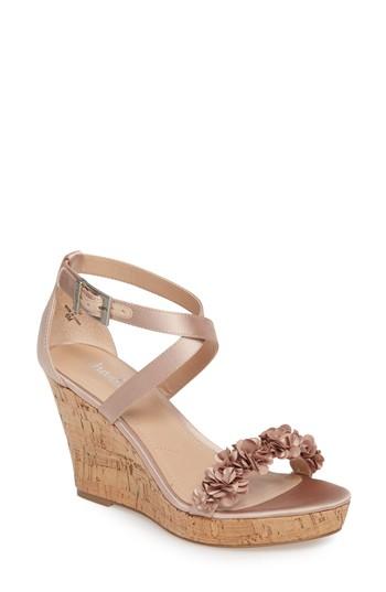 Women's Charles By Charles David Lauryn Wedge Sandal M - Beige
