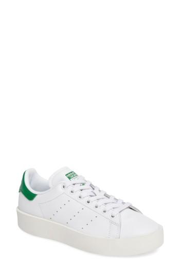 Women's Adidas Stan Smith Bold Platform Sneaker .5 Women's / 4.5 Men's M - White
