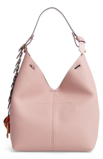 Anya Hindmarch Small Leather Hobo - Pink