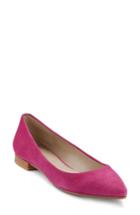 Women's G.h. Bass & Co. Kayla Pointy Toe Flat .5 M - Pink