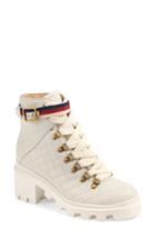 Women's Gucci Trip Hiker Boot .5us / 34.5eu - White