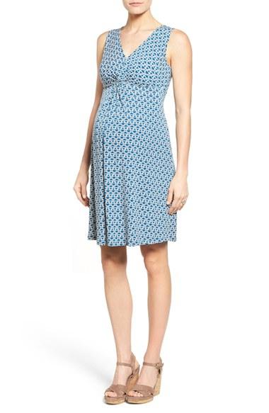 Women's Leota Sleeveless Maternity Dress - Ivory