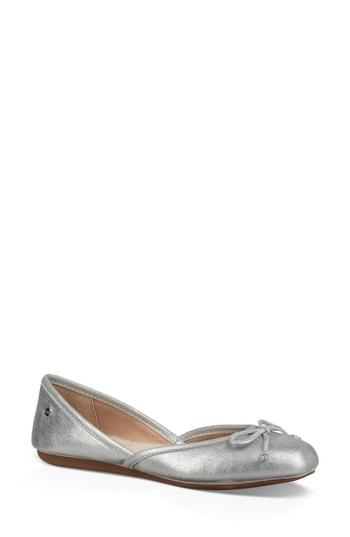 Women's Ugg Lena Flat .5 M - Metallic