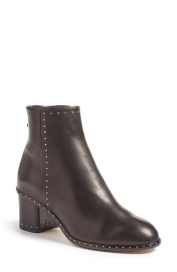 Women's Rag & Bone 'willow' Studded Bootie Us / 36eu - Black