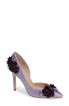 Women's Charles By Charles David Poloma Embellished Half D'orsay Pump M - Blue