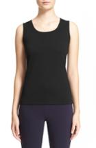Women's St. John Collection Milano Knit Tank, Size - Black