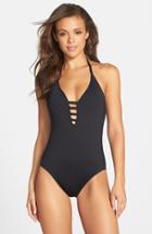 Women's La Blanca Caged Strap One-piece Swimsuit