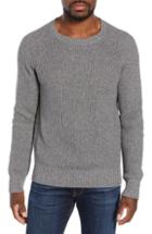 Men's Bonobos Slim Fit Cotton & Cashmere Sweater, Size - Grey