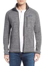 Men's Patagonia 'better Sweater' Zip Front Jacket, Size - Grey