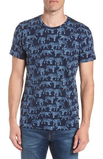 Men's Bonobos Viva Le Tigre Slim Fit T-shirt - Blue