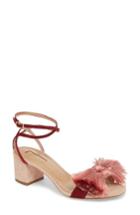 Women's Aquazzura Lotus Blossom Sandal Us / 37eu - Red