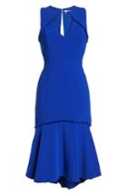 Women's Harlyn Fringe Detail Trumpet Dress, Size - Blue