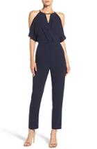 Women's Adelyn Rae Cold Shoulder Woven Jumpsuit