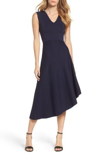 Women's Eliza J Knit Asymmetric Midi Dress