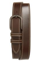 Men's Torino Leather Belt - Brown
