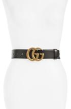 Women's Gucci Stripe Belt - Vrv/ Nero