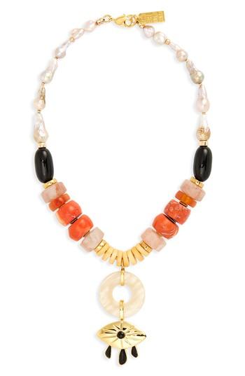 Women's Lizzie Fortunato Capri Beaded Necklace