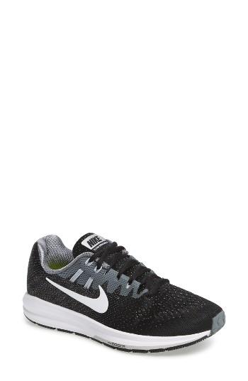 Women's Nike Air Zoom Structure 20 Running Shoe M - Black