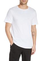 Men's Theory Regular Fit Feeder Stripe T-shirt - White