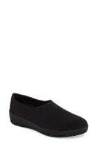 Women's Fitflop Superstretch Bobby Loafer M - Black