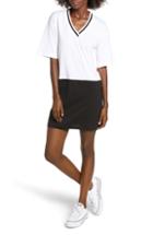 Women's Valentino Studded Scallop Hem Dress Us / 48 It - Black