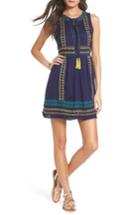 Women's Thml Sleeveless Embroidered A-line Dress - Blue