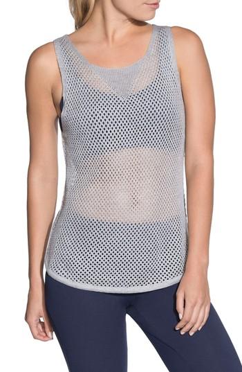 Women's Maaji Mystic 1st Layer Mesh Tank - Grey