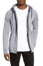 Men's Nike Jordan Icon Fleece Zip Hoodie - Grey