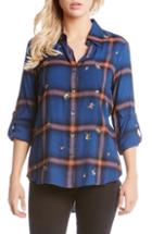 Women's Barbour Sandsend Relaxed Fit Shirt Us / 12 Uk - Blue