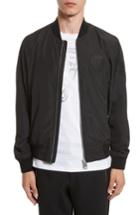 Men's Versace Collection Bomber Jacket With Patch Eu - Black