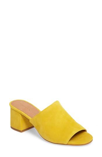 Women's Halogen Freda Slide Sandal .5 M - Yellow