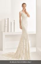 Women's Rosa Clara Natalia Guipure Lace Mermaid Gown, Size In Store Only - Ivory