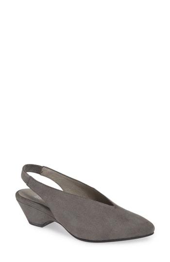 Women's Eileen Fisher Gatwick Slingback Pump M - Grey