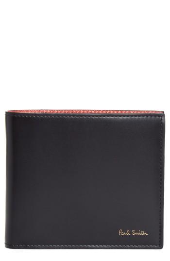 Men's Paul Smith Leopard Print Billfold Wallet -