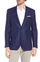 Men's Ted Baker London Jay Trim Fit Linen & Wool Blazer S - Blue
