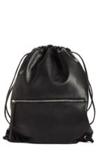 Phase 3 Faux Leather Sling Backpack -
