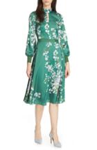 Women's Ted Baker London Jhenni Graceful Satin A-line Dress - Green