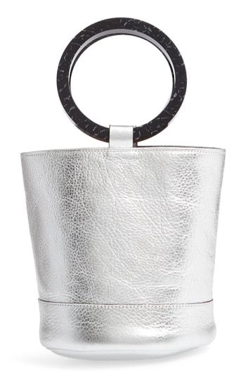 Simon Miller Bonsai 20 Pebbled Leather Bucket Bag - Brown