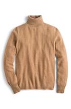 Women's J.crew Everyday Cashmere Turtleneck Sweater - Brown