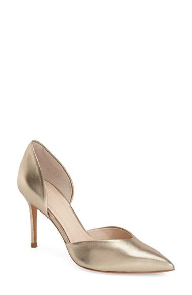 Women's Marc Fisher Ltd 'tammy' D'orsay Pump .5 M - Metallic