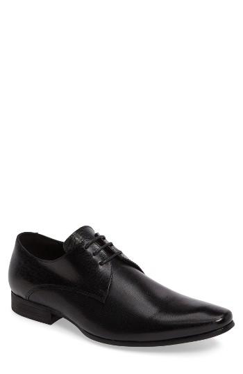 Men's Jump Needle Plain Toe Derby D - Black
