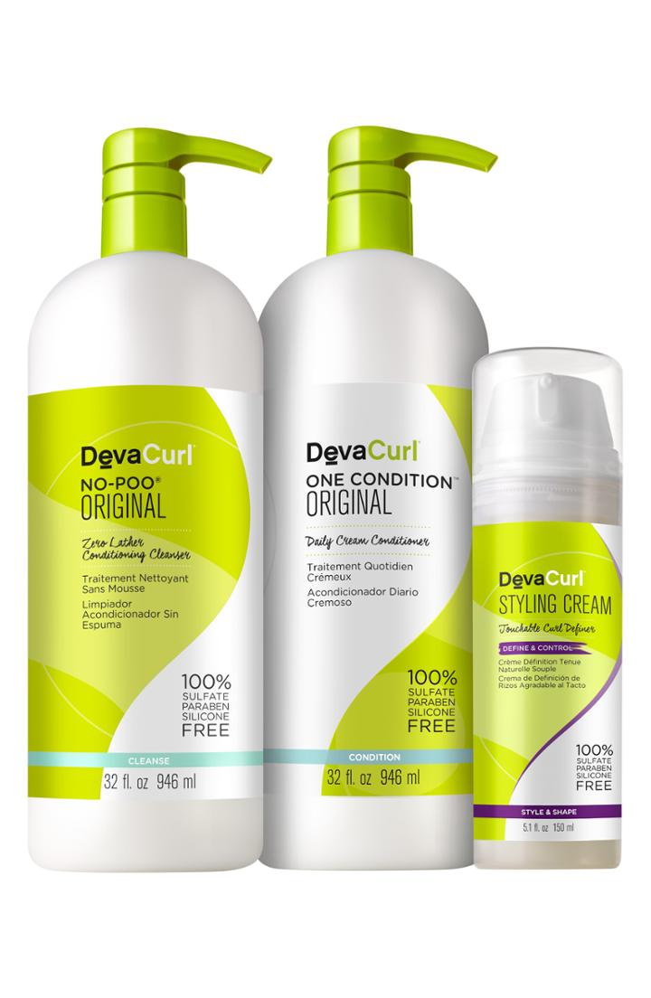 Devacurl Bigger Better Basics For Curly Hair Set, Size