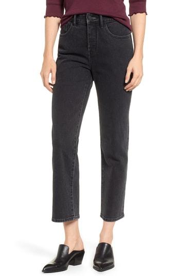 Women's Treasure & Bond Stovepipe Straight Leg Jeans - Black
