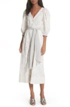 Women's Rebecca Taylor Garden Eyelet Midi Dress - White