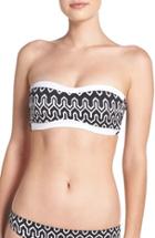 Women's Seafolly Optic Wave Bandeau Bikini Top