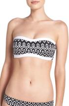 Women's Seafolly Optic Wave Bandeau Bikini Top