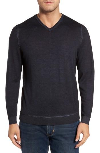 Men's Tommy Bahama Magic Sands Merino Wool Sweater - Black