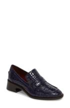 Women's Sies Marjan Croc Embossed Loafer Us / 36eu - Blue