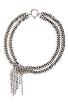 Women's Isabel Marant A Wild Shore Crystal Chain Collar Necklace